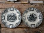 2 borden boch frères la Louvière napoleon, Antiek en Kunst, Antiek | Wandborden en Tegels, Ophalen of Verzenden