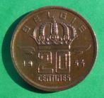 1954 20 centimes "Mineur" en Nl, Postzegels en Munten, Munten | België, Verzenden, Papier, Losse munt