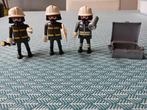 Playmobil 3 brandweermannen en accesoires., Ophalen of Verzenden, Zo goed als nieuw