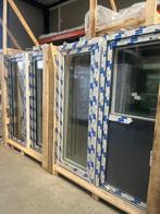 Porte vitrée ou demie vitrée  en gris anthracite 210 x 90, Bricolage & Construction, Enlèvement ou Envoi, Neuf