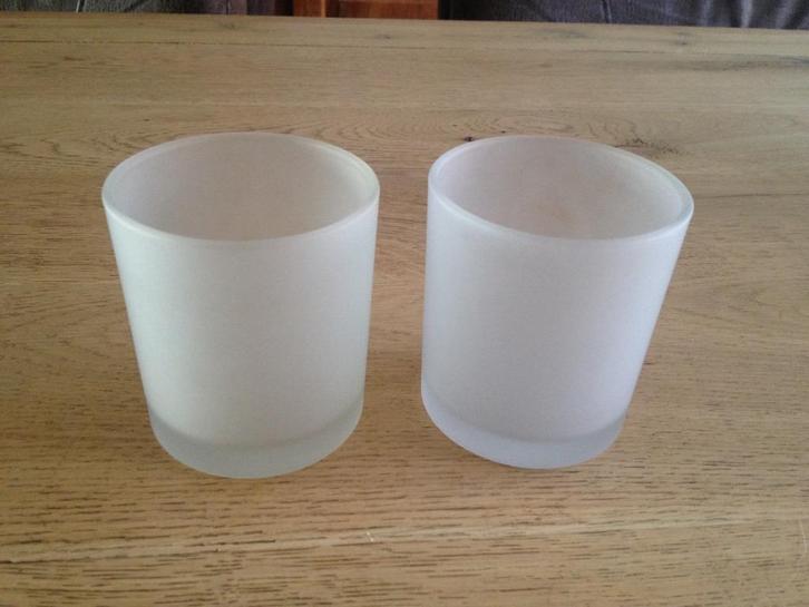 2 matte Whiskeyglazen, Verzamelen, Glas en Drinkglazen, Zo goed als nieuw, Ophalen of Verzenden