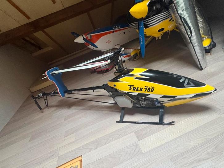 Align T-Rex 700 Nitro Pro, Hobby en Vrije tijd, Modelbouw | Radiografisch | Helikopters en Quadcopters, Gebruikt, Helikopter, Nitro