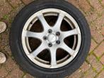 4 aluminium velgen zilver + winterbanden (17 inch), Ophalen
