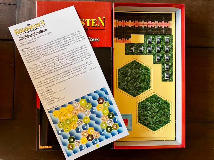 Catan - de woestijnruiters, Hobby en Vrije tijd, Gezelschapsspellen | Bordspellen, Zo goed als nieuw, Ophalen of Verzenden