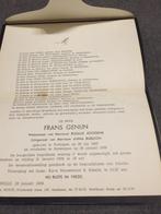 Doodsbrief 010 1969, Verzamelen, Ophalen of Verzenden