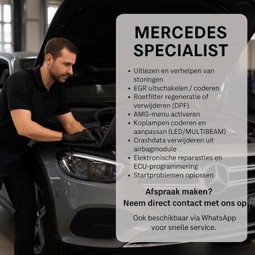 Spécialiste Mercedes — Diagnostic, codage et réparation