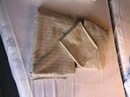 Draps de lit 2pers, Comme neuf, Deux personnes, Beige, Housse de couette