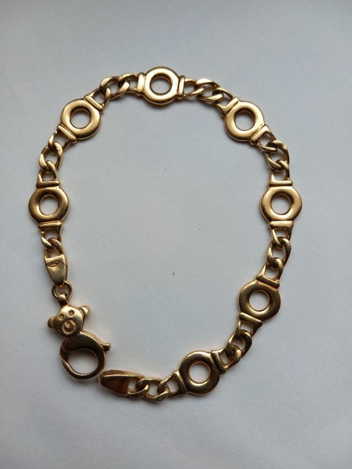 18k gouden armband, Handtassen en Accessoires, Armbanden, Zo goed als nieuw, Goud, Ophalen of Verzenden