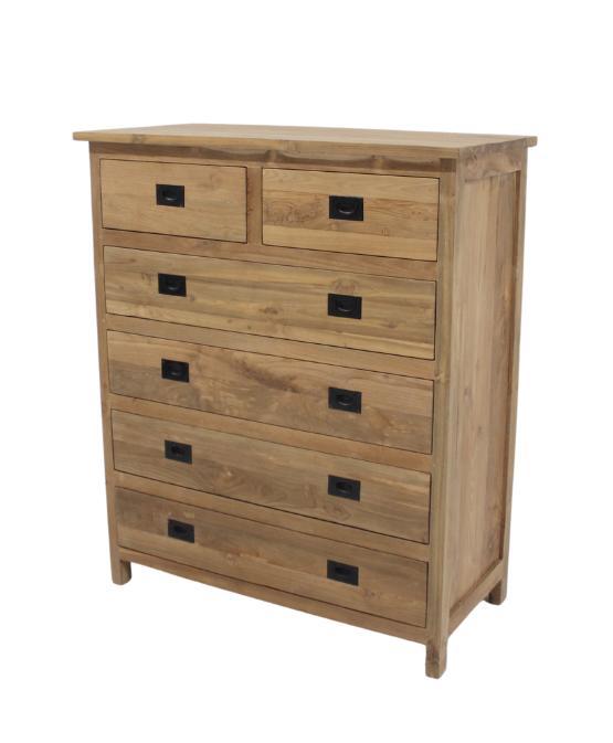 teakhouten ladekast / gangkast, Maison & Meubles, Armoires | Commodes, Neuf, 100 à 150 cm, 50 à 100 cm, 25 à 50 cm, Teck, 5 tiroirs ou plus