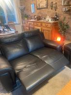 2-zitsbank met relaxfauteuil, Huis en Inrichting, Ophalen, Zo goed als nieuw, Leer