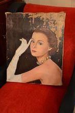 mooi verweerd antiek schilderij, Antiek en Kunst, Ophalen