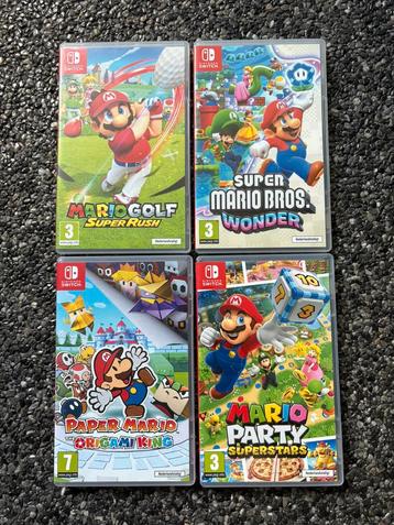 4 Top Super Mario Nintendo Switch spelletjes beschikbaar voor biedingen