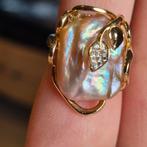 Bague en perles d'eau douce, Autres couleurs, Femme ou Homme, Fer ou Acier, Comme neuf