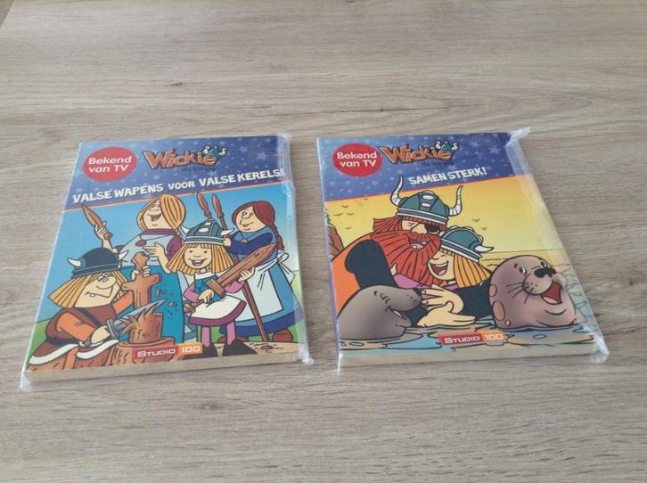 Studio 100 Wickie de viking verschillende kartonnen boekjes, Boeken, Kinderboeken | Kleuters, Zo goed als nieuw, Non-fictie, 4 jaar