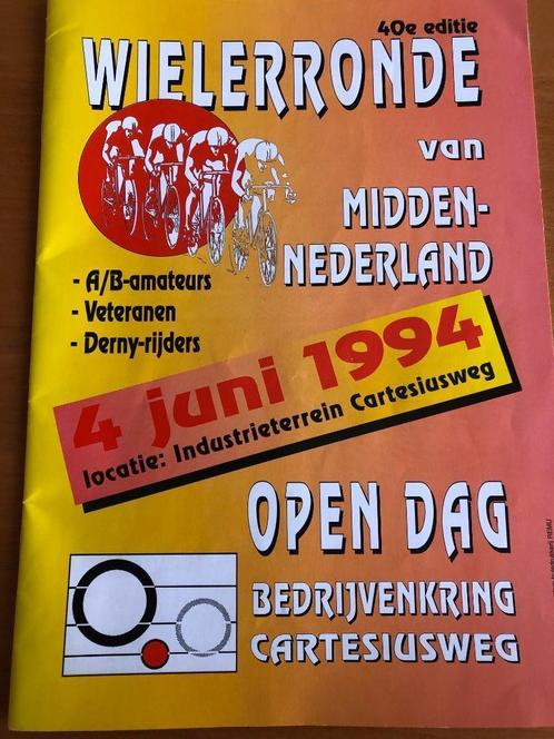 Programmaboekjes wielrennen 1993 en 1994, Verzamelen, Sportartikelen en Voetbal, Gebruikt, Overige typen, Ophalen of Verzenden