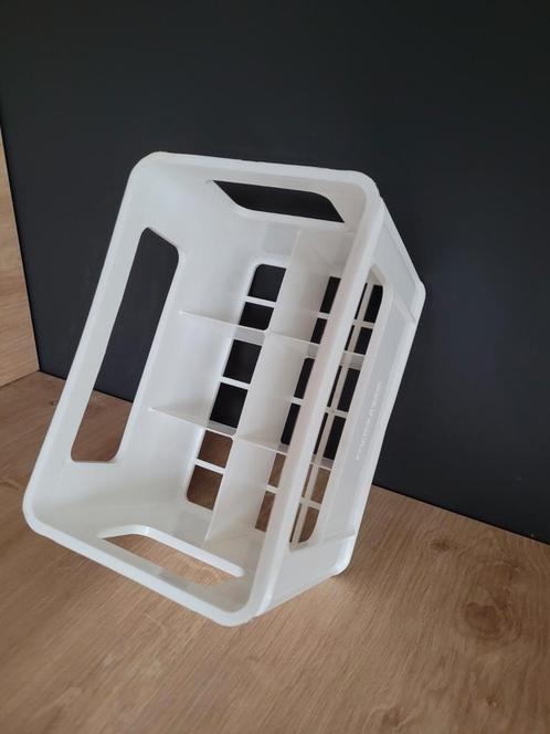 Vintage flessenkrat voor opbergen van glazen melflessen, Kinderen en Baby's, Overige Kinderen en Baby's, Zo goed als nieuw, Ophalen of Verzenden
