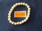 bracelet perle nacre 21cm avec élastique perle de 7,5cm C21N, Bijoux, Sacs & Beauté, Enlèvement ou Envoi, Élastique, Neuf