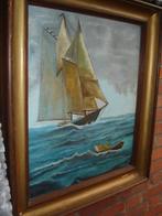 Zeilschip op volle zee, Antiek en Kunst, Ophalen