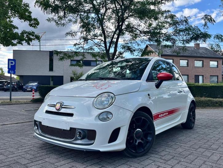 (Keuring) Abarth 500 1.2i *Boordcomputer* | TOP! Onderhouden, Auto's, Abarth, Particulier, ABS, Benzine, Handgeschakeld, Ophalen