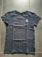 blauw T-shirt met palmboom, Kleding | Heren, Maat 46 (S) of kleiner, Blauw, Ophalen of Verzenden, Zo goed als nieuw