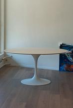 Ronde tulipe tafels 80 tot 180 Eero Saarinen. Tulipe stoelen, Ophalen of Verzenden, Zo goed als nieuw, Rond, Hout