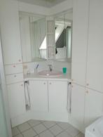 Te koop, hoekbadkamermeubel+ ligbad+douche+ wc, Ophalen