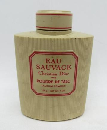 Christian Dior Eau Sauvage talc authentiek oude doos 120 gra beschikbaar voor biedingen