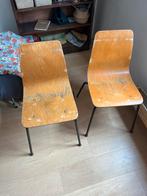 Lot de 5 chaises bois vintage