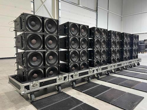 QSC WideLine-8 WL3082 2x8"/3" line array (20x), TV, Hi-fi & Vidéo, Enceintes, Utilisé, 120 watts ou plus, Enlèvement ou Envoi