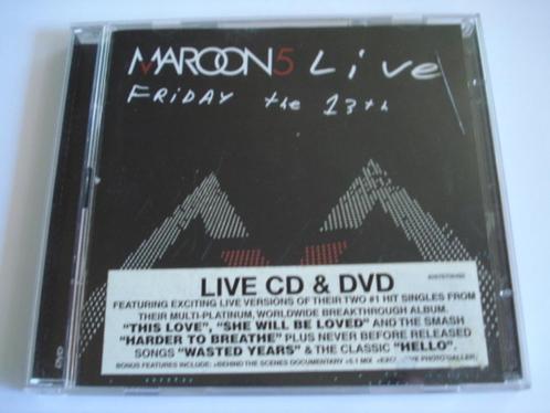 Maroon 5 Live - Friday the 13th CD Album DVD, Cd's en Dvd's, Dvd's | Muziek en Concerten, Zo goed als nieuw, Muziek en Concerten