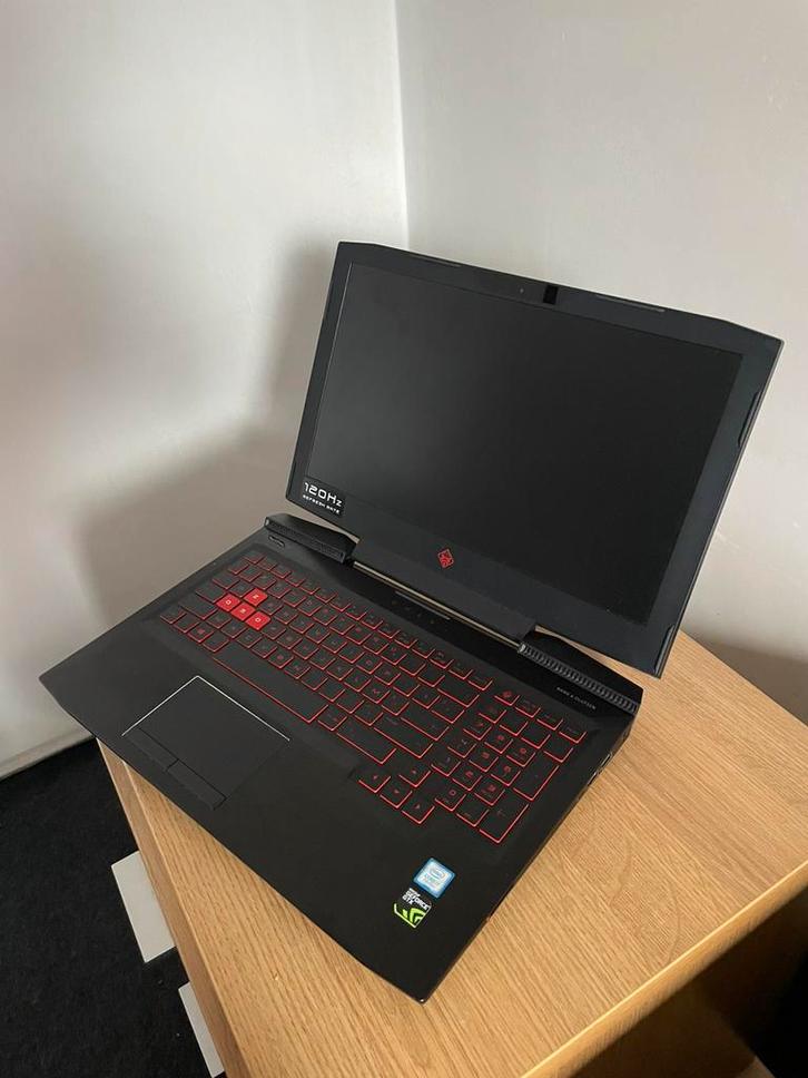 Hp omen gaming laptop, Computers en Software, Windows Laptops, Refurbished, HDD, SSD, 2 tot 3 Ghz, 16 GB, Azerty, Met videokaart