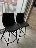 2 barstoelen, Huis en Inrichting, Ophalen, Kunststof, Gebruikt, Met voetsteun