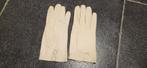 Vintage lederen  handschoentjes  jaren 60, Verzamelen, Ophalen of Verzenden, Gebruikt