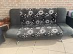Gratis 2-zit zetel/slaapzetel met bloemenmotief, Ophalen, Gebruikt, 150 tot 200 cm, Driepersoons