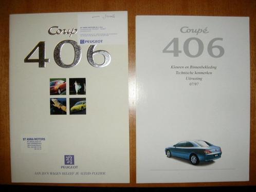 Auto brochure Peugeot 406 coupé 1998 (Belgie nederlands), Livres, Autos | Brochures & Magazines, Comme neuf, Peugeot, Enlèvement ou Envoi