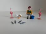 PLaymobil dierenverzorger en flamingo's - compleet, Kinderen en Baby's, Speelgoed | Playmobil, Complete set, Zo goed als nieuw