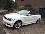 BMW 118d M-Pack leer, Auto's, BMW, 1995 cc, Cabriolet, Wit, Leder