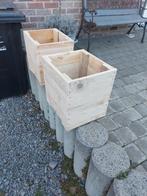 Bac à fleurs, jardinière en bois, Tuin en Terras, Ophalen, Nieuw, Hout