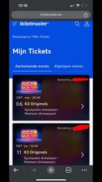 K3 reunie tickets sportpaleis Antwerpen zitplaatsen, Tickets en Kaartjes, Eén persoon