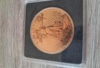 18 k zwaar verguld gouden  lirberty 20 dollar united-state, Postzegels en Munten, Verzenden, Goud