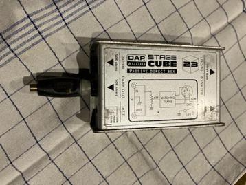DAP Audio Stage Cube SC-23 Passive DI BoxDAP Audio Stage Cub, Enlèvement ou Envoi, Utilisé, Autres types