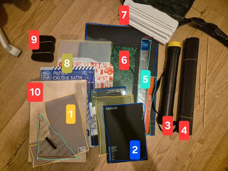 Architectuur Pack (Waarde +60€), Hobby en Vrije tijd, Knutselen, Zo goed als nieuw, Materiaal, Ophalen