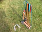 Antiek Croquet Spel volledig in hout origineel 6p, Antiek en Kunst, Ophalen