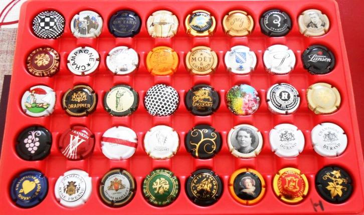 serie 8 - 40 champagne capsules - 6 euro, Verzamelen, Complete verzamelingen en Collecties, Ophalen of Verzenden