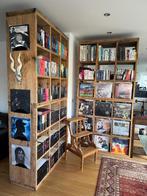 Bibliothèque modulable en bois massif (chêne), 25 à 50 cm, 100 à 150 cm, Utilisé, Chêne