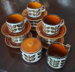 vaisselle Boch six tasses + sucrier et pot a lait, Antiquités & Art, Enlèvement