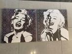 Set Canvas schilderij met strass - Marilyn Monroe - NI, Ophalen, Schilderij