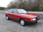 1987 Audi 80 Essence 1800cc - 80500 km, Autos, Oldtimers & Ancêtres, Berline, 4 portes, Carnet d'entretien, Achat