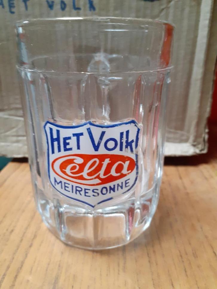 MEIRESONNE - bierpot Het VOLK, Verzamelen, Merken en Reclamevoorwerpen, Zo goed als nieuw, Gebruiksvoorwerp, Ophalen of Verzenden