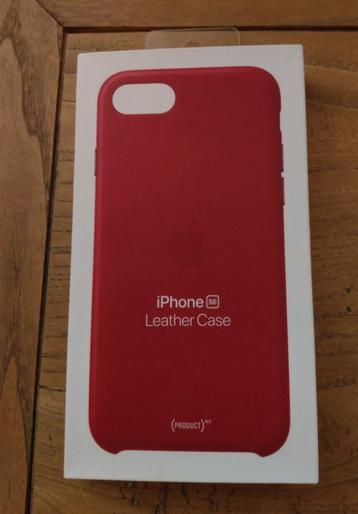 iPhone (7, 8, SE 2020) Leather Case MXYL2ZM/A rood